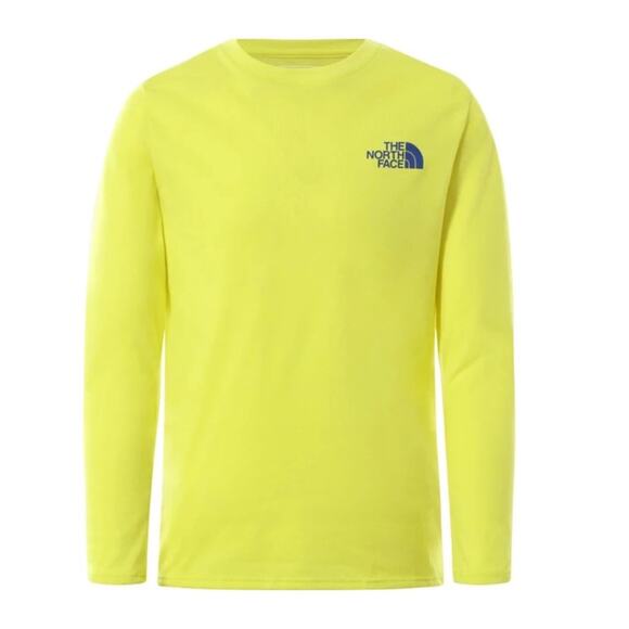 THE NORTH FACE • Yellow Long Sleeve Performance Vapor Wick Shirt - Picture 1 of 9